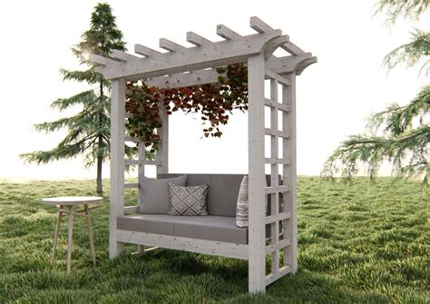 ARBOR BENCH Seat for outdoor gardens with pergola | Etsy