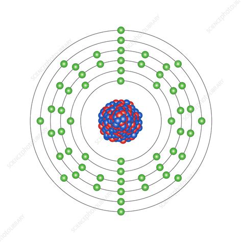 Barium Atom Electrons