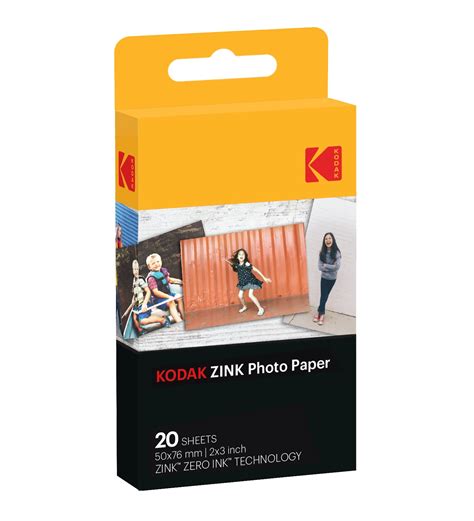 Kodak ZINK Instant Paper 20pk Film – BrickSeek