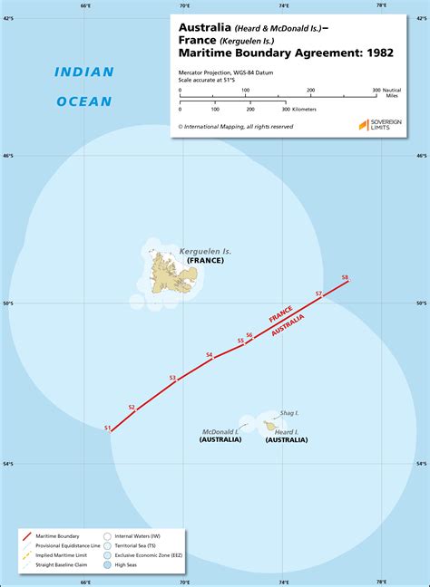 Australia (Heard Island and McDonald Islands)–France (Kerguelen Islands) – Sovereign Limits