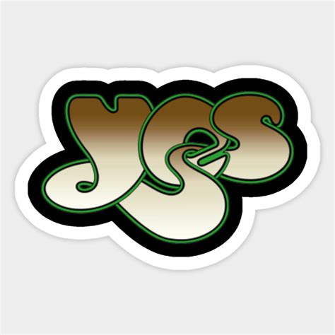 yes yes band logo - Yes Yes Band Logo - Sticker | TeePublic