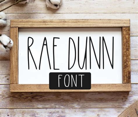 Rae Dunn Font Svg FARMHOUSE FONT SVG Rae Dunn Inspired Font | Etsy ...