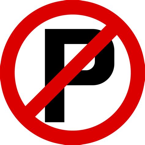 File:Singapore Road Signs - Restrictive Sign - No Parking.svg - Wikimedia Commons