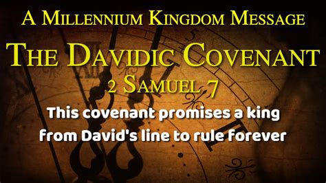 The Davidic Covenant - YouTube