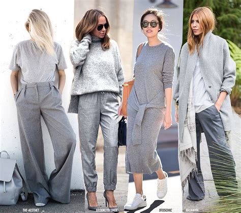 All Grey (Blue is in Fashion this Year) | Grey fashion, Fashion, Grey ...