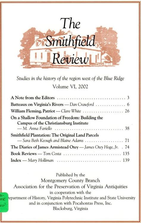 Smithfield Review — Smithfield