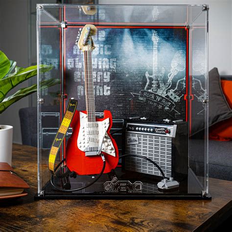 Display Case for LEGO® Ideas Fender® Stratocaster™ (21329) — Wicked Brick