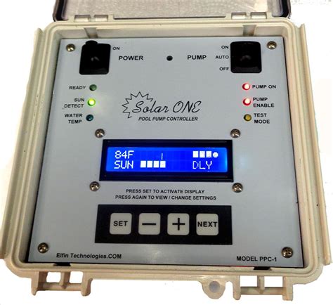 Solar ONE! - An all in One Pool Pump Controller for Solar Heated Pools