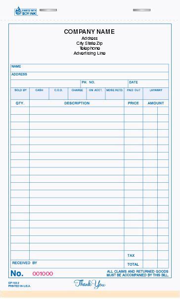 GP-159-3 Sales Book For General Sales | JB Forms