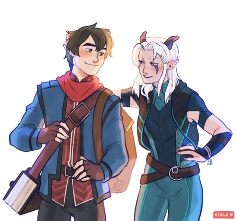 Callum and Rayla - Art by viria13 : r/TheDragonPrince