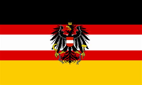 State Union of Germany and Austria Flag : r/vexillology