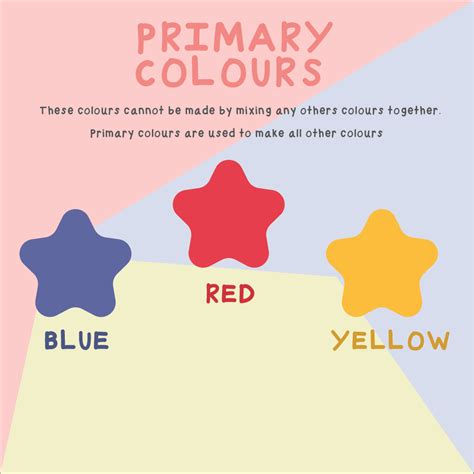 Primary Colors For Kindergarten