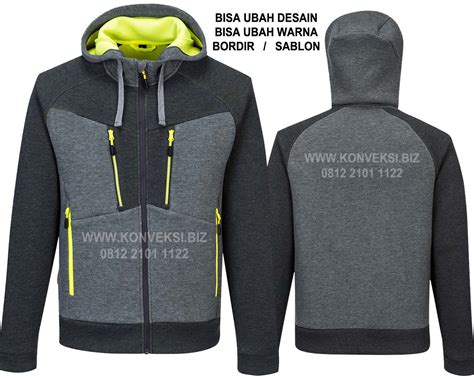 Jaket Hoodie Keren Bahan Fleece Baby Terry Buatan Konveksi Bandung