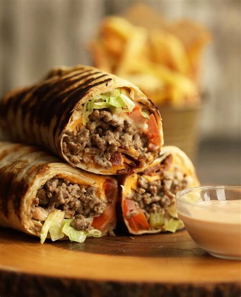 Burrito Style Cheeseburger Wraps | Don't Go Bacon My Heart