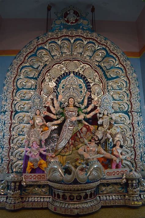 Cuttack Durga Puja Mandap in theme of Vaishno Devi Temple by Biswajit Mishra - Bhubaneswar Buzz