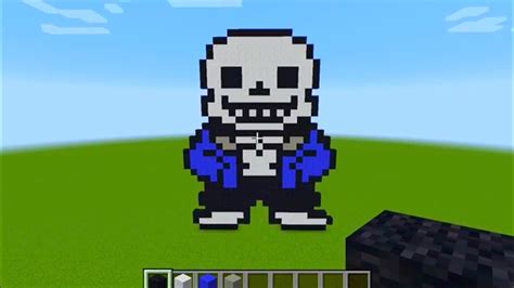 Sans Pixel Art Minecraft Offer Online | www.pinnaxis.com