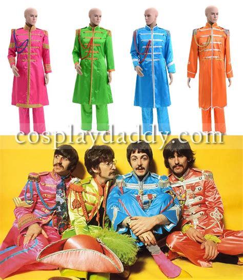 The Beatles Sgt. Pepper's Lonely Hearts Club Band Cosplay Costume-in Men's Costumes from Novelty ...