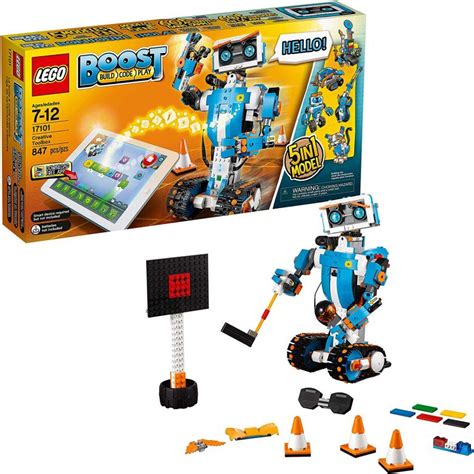 LEGO Boost Creative Toolbox 17101 Fun Robot Building Set and Educational Coding Kit for Kids ...