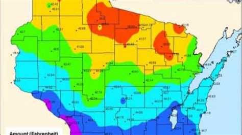 30-Year Average Temperature in Wisconsin | | agupdate.com