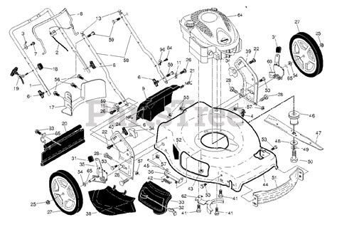 Poulan Pro PR 625 Y22RHP (961420127-01) - Poulan Pro Walk-Behind Mower ...