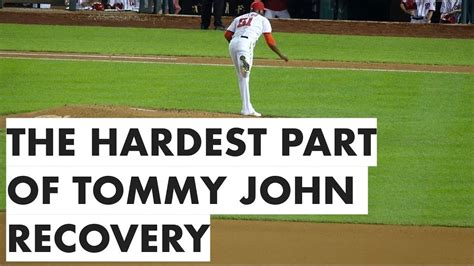 Do you know what the most challenging part of Tommy John recovery is ...