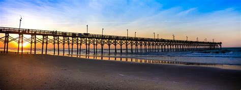 Surf City Fishing Pier Photograph by Karen Wiles - Fine Art America