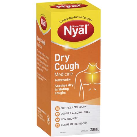 Nyal Cough Medicine For Dry Coughs 200ml | Woolworths