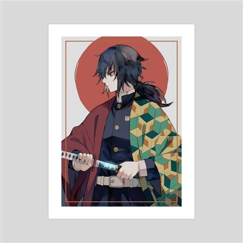 Giyuu FanArt, an art print by Yuniri - INPRNT