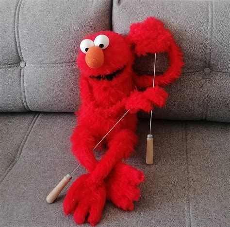 ELMO Muppet Puppet Replica 1:1 Handmade Sesame Street | Etsy