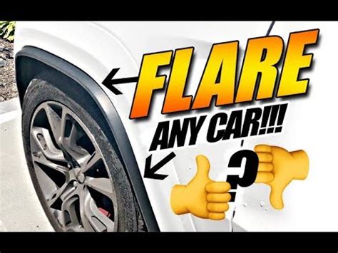 NEW FLARES! Fender Flares For Any Car - YouTube