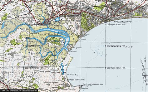 Historic Ordnance Survey Map of Sandbanks, 1919