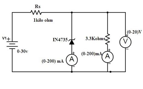 Zener Diode : Working Principle, Circuit Diagram and Its Characteristics