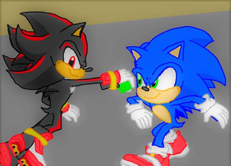 Sonic vs Shadow (Sonic Adventure 2, Sonic X, Sonic the Hedgehog 3 Flim)......... - Sonic the ...