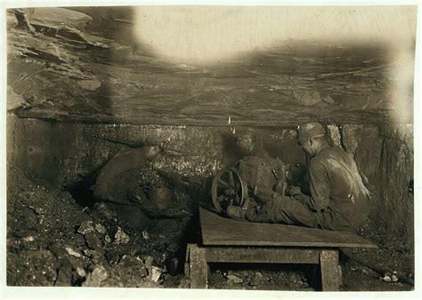 Coal miners working inside the mine, early 20th century (gallery ...