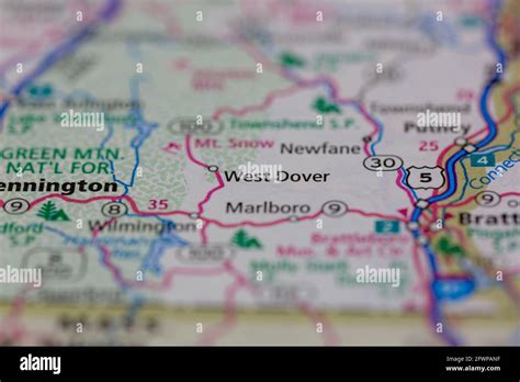 West Dover New Hampshire USA shown on a Geography map or Road map Stock ...