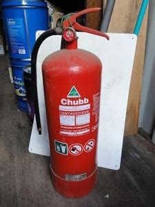 Fire Extinguisher, Chubb, Water Type Auction (0253-8000101 ...