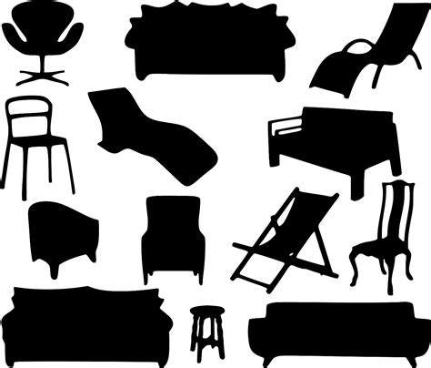 SVG > canapé maison tabouret chaise - Image et icône SVG gratuite. | SVG Silh