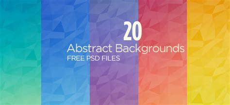 20 Free PSD Abstract Backgrounds for Breathtaking Designs