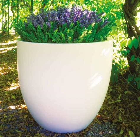 Modern Fibreglass Garden Bullet Planter