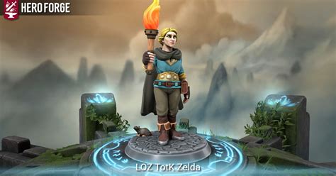 LOZ TotK Zelda - made with Hero Forge