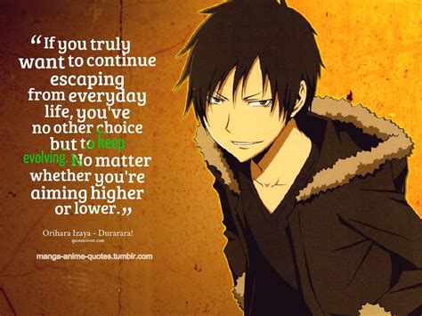 anime quotes about darkness - Google Search | Anime quotes, Manga quotes, Durarara