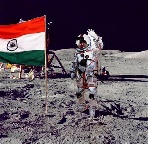 Landing on Moon by Neil Armstrong and Sunita Williams