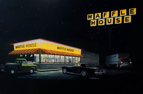 History of a Painting - WAFFLE HOUSE(R), Down South Eve