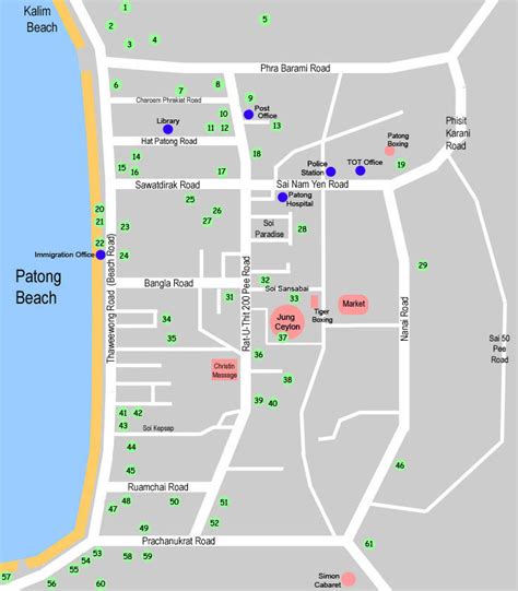 Phuket - Map Patong