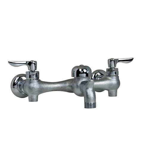 American Standard Exposed Yoke Wall Mount 2-Handle Utility Faucet in ...