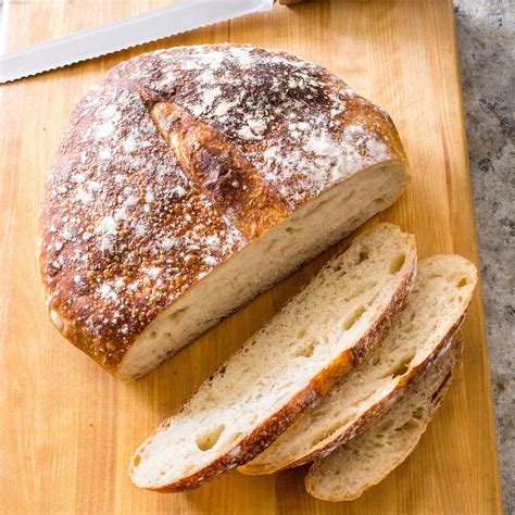 Almost No-Knead Sourdough Bread - Cook's Illustrated | No knead bread, Sourdough bread, Bread