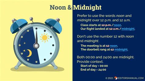 12 PM or 12 AM for Noon and Midnight? | The Editor’s Manual