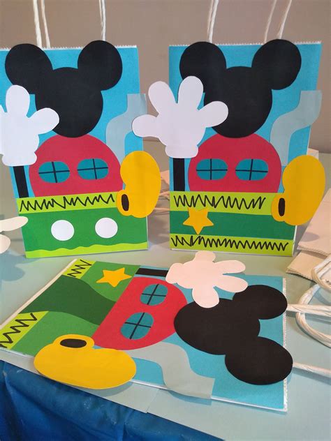 MICKEY MOUSE CLUBHOUSE Party Bags Favor Bags Loot Bags - Etsy