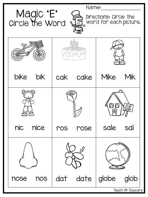 Magic E Long A worksheet | Live Worksheets - Worksheets Library