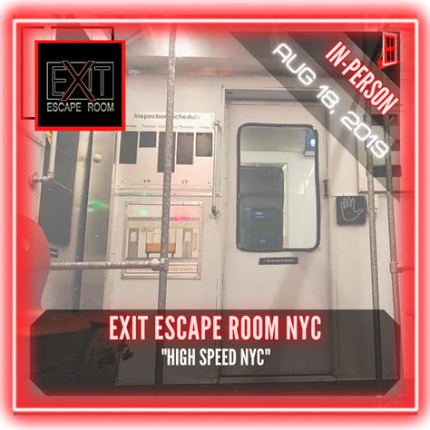 Exit Escape Room NYC - "High Speed NYC"